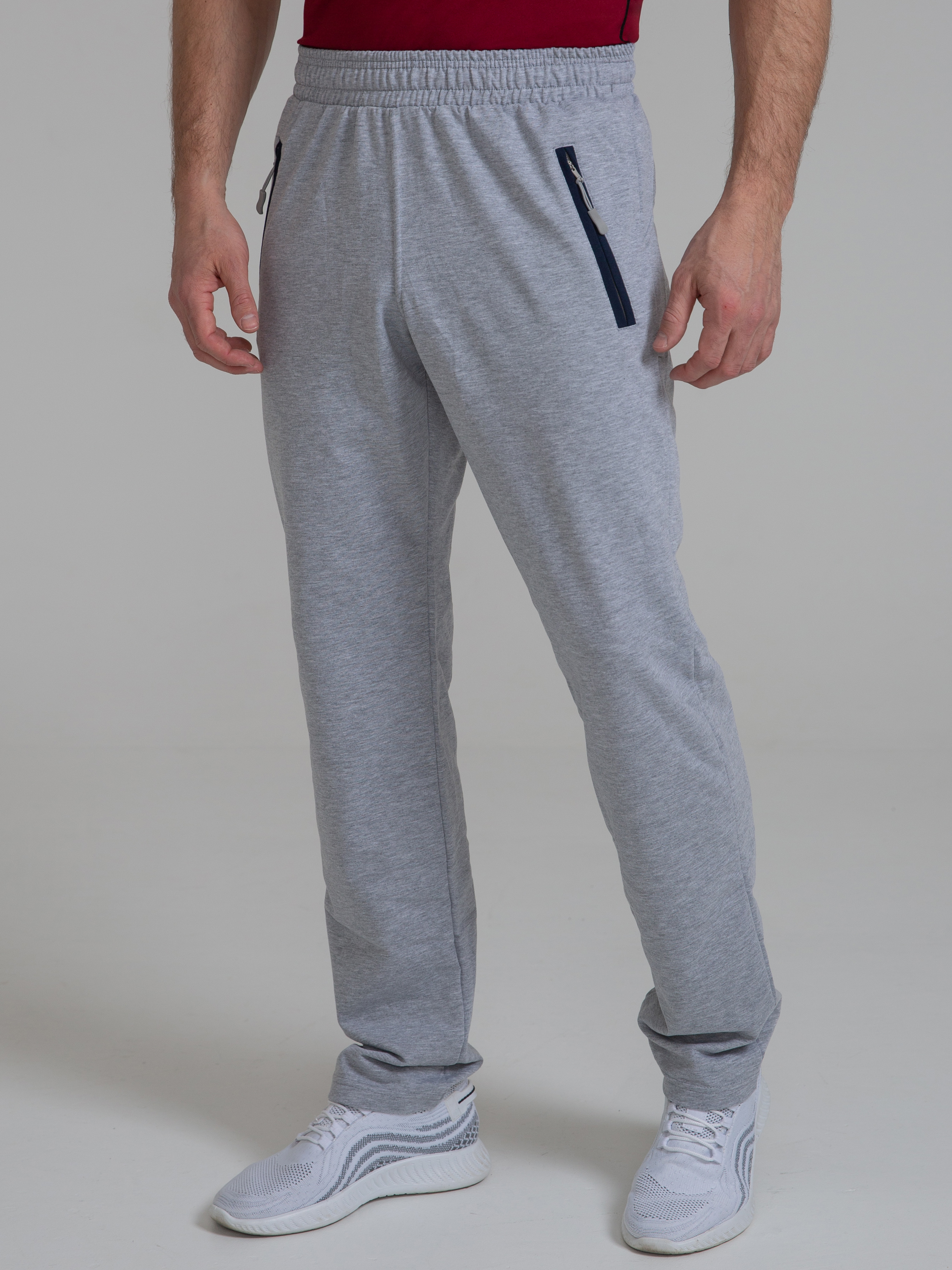 Спортивные брюки мужские CROSSSPORT Бмф-028С серые 50 RU