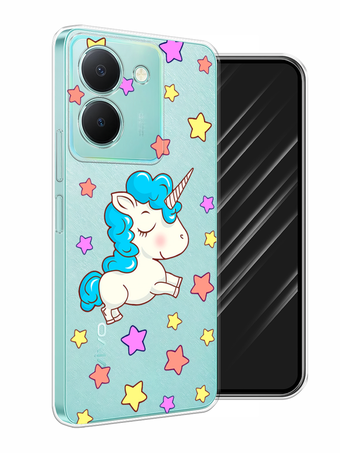 

Чехол Awog на Vivo Y36 "Звездный единорог", Голубой;фиолетовый;желтый, 268950-2