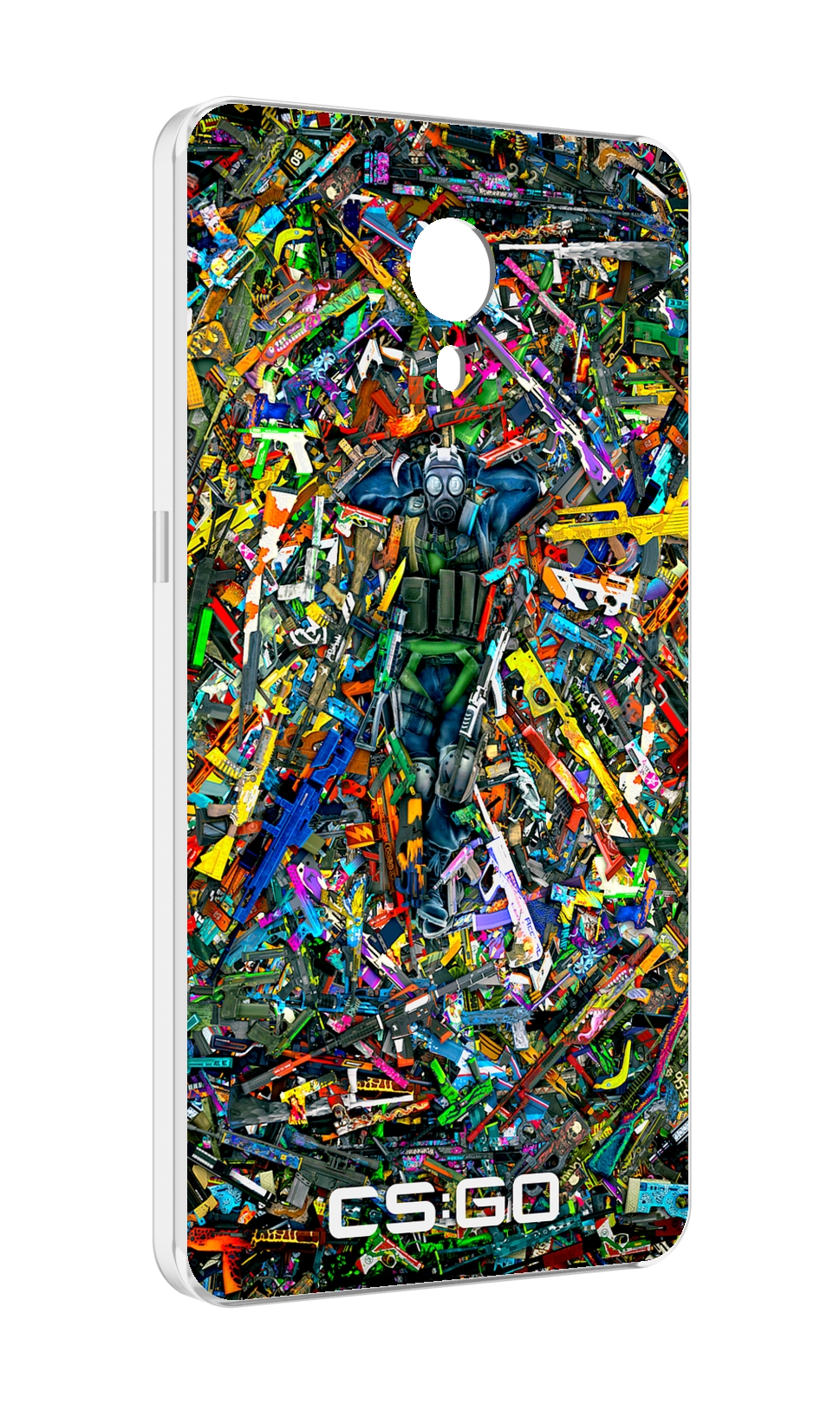 

Чехол MyPads CS GO guns skins мужской для Meizu M3 Note, Прозрачный, Tocco