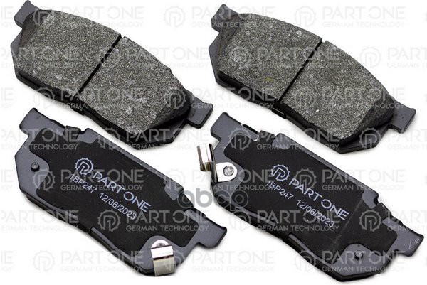 

Колодки тормозные дисковые пер. HONDA Civic 89-92 PART-ONE 1BP247