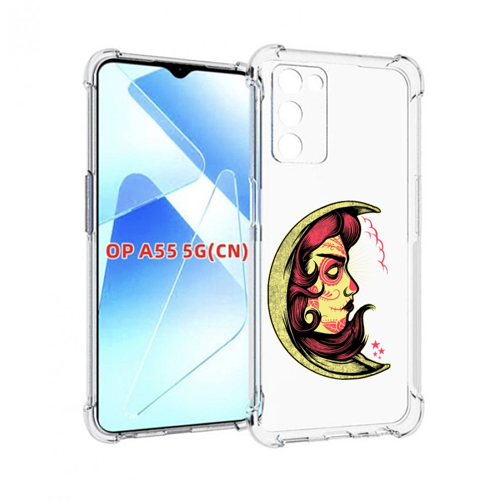 

Чехол MyPads желтый полумесяц с лицом девушки для Infinix Zero X Neo, Прозрачный, Tocco