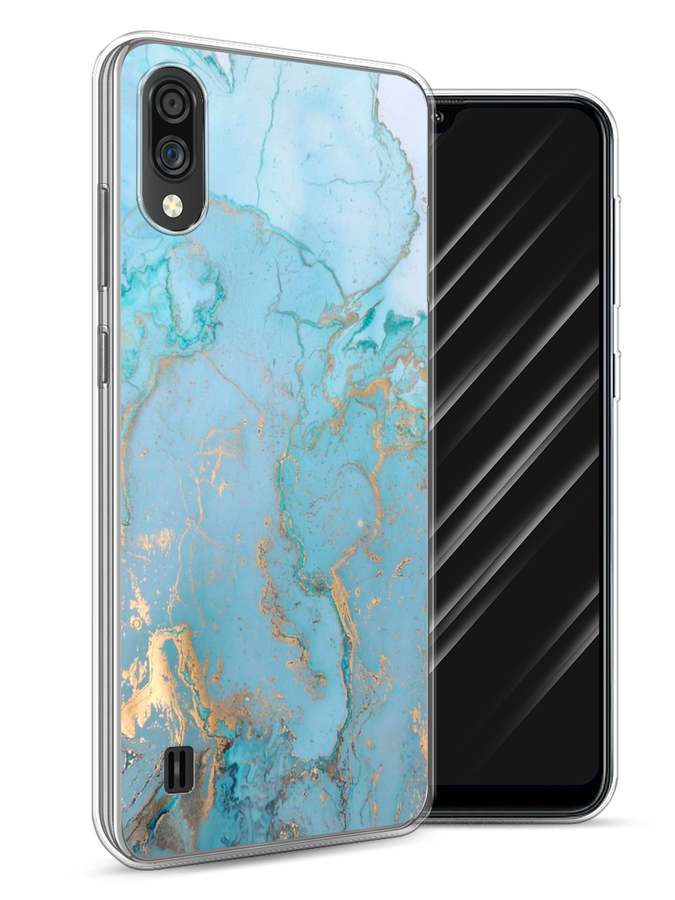 

Чехол Awog на ZTE Blade A5 (2020) / ЗТЕ Блэйд A5 (2020) "Голубой мрамор рисунок", Разноцветный, 134950-3