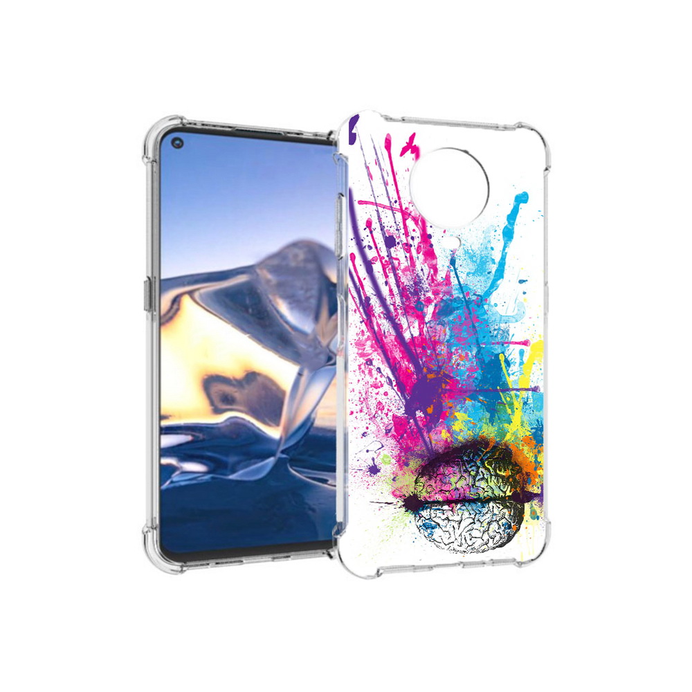 

Чехол MyPads Tocco для Nokia G10 яркий красочный мозг (PT171673.98.710), Tocco