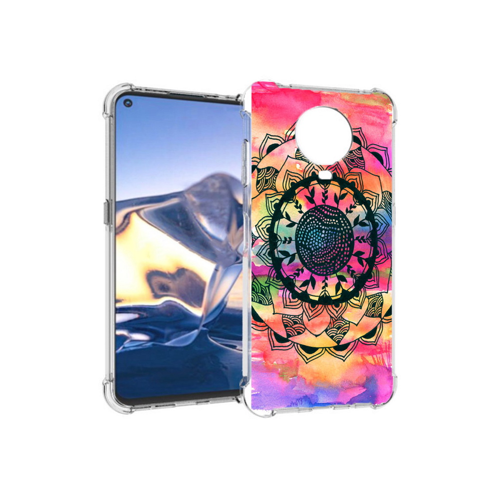 

Чехол MyPads Tocco для Nokia G10 яркая абстракция круглый цветок (PT171673.98.704), Tocco