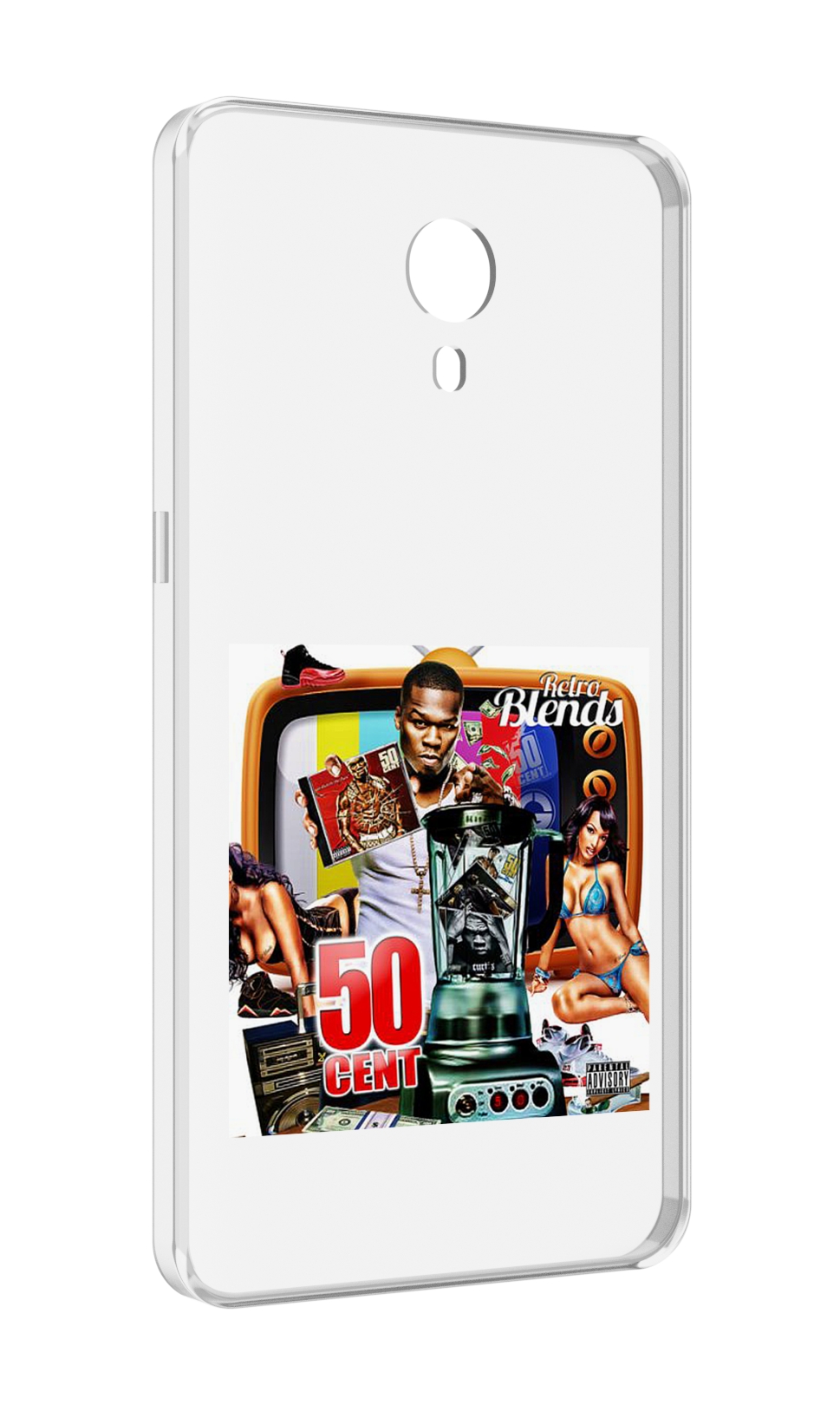 

Чехол MyPads 50 Cent - Retro 50 Cent Blends для Meizu M3 Note, Прозрачный, Tocco