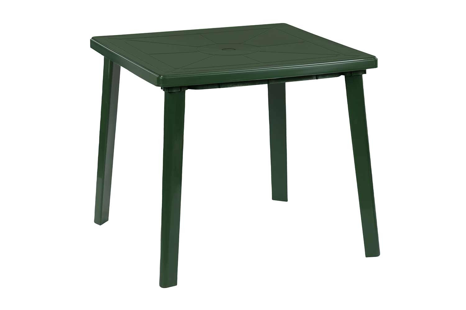 Стол для дачи Hoff квадратный 80100509 green 80x80x71 см