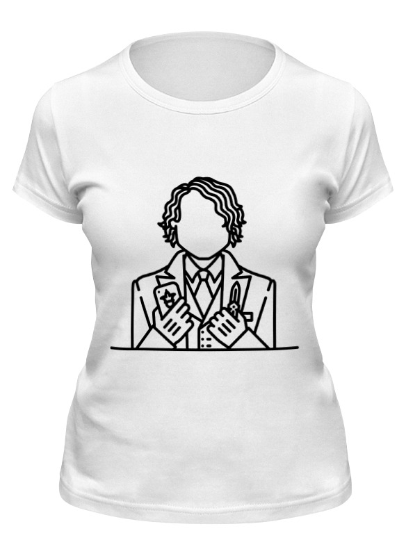 

Футболка женская Printio Джокер (joker) белая XL, Джокер (joker)