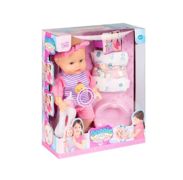 фото Пупс ledy toys bonnie с аксессуарами и звуковыми эффектами 30 см