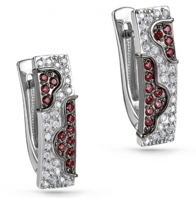 

Серьги из серебра с фианитом/топазом Kabarovsky 12-192-8589, 12-192-8589