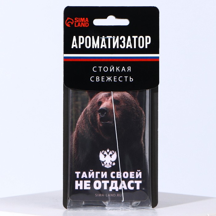 

Ароматизатор в машину 7838208 Тайги своей не отдаст