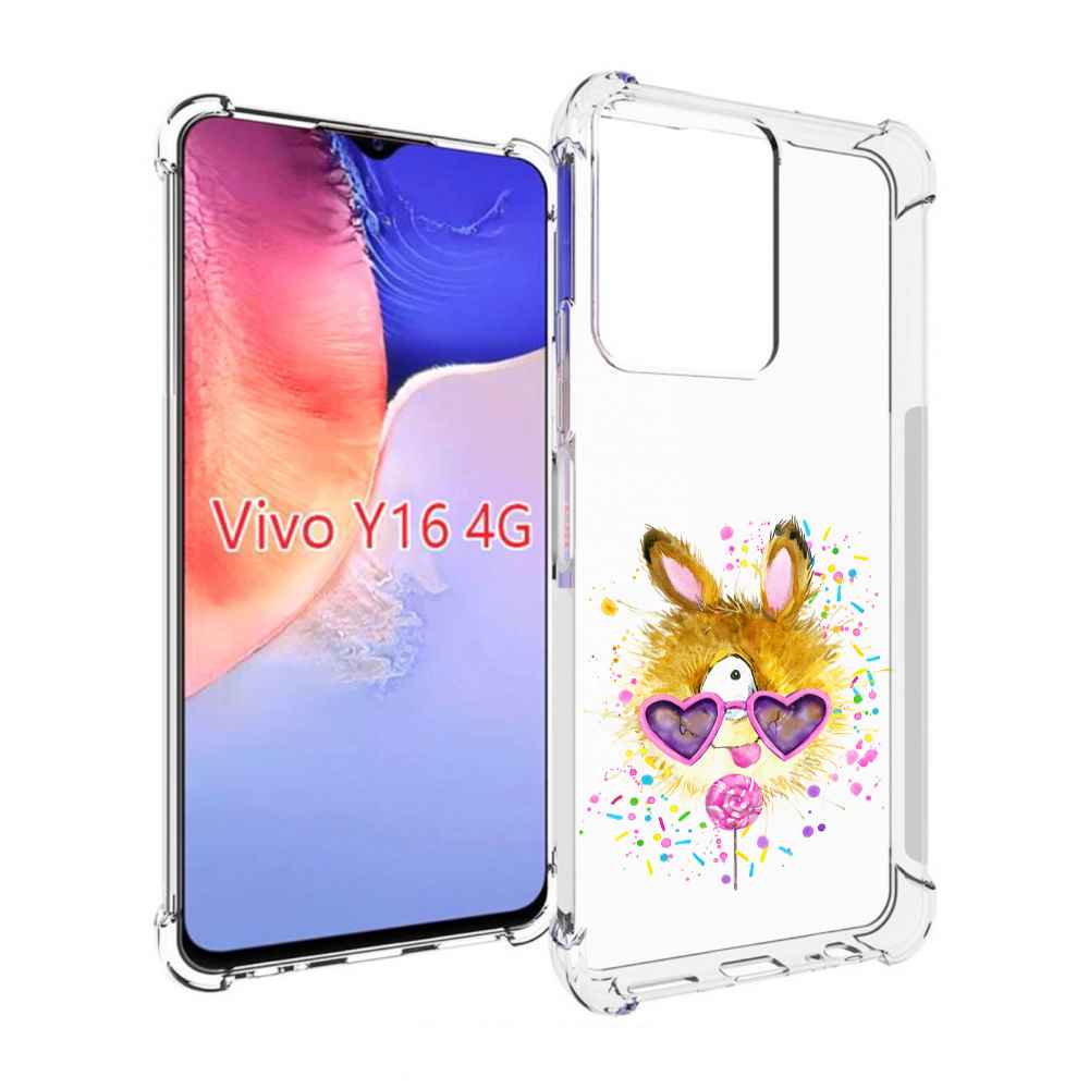

Чехол MyPads Чупя для Vivo Y16 4G/ Vivo Y02S, Прозрачный, Tocco