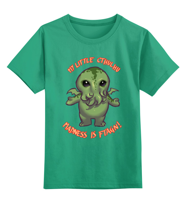 

Детская футболка Printio Ктулху англ. cthulhu цв.зеленый р.116, 0000000757875