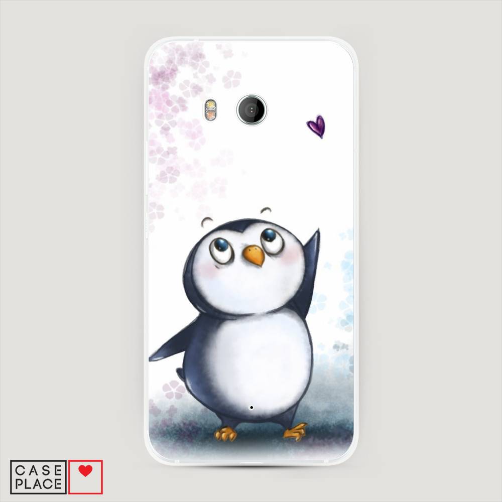 

Чехол Awog "Пингвин и сердечко" для HTC U11, 101540-1
