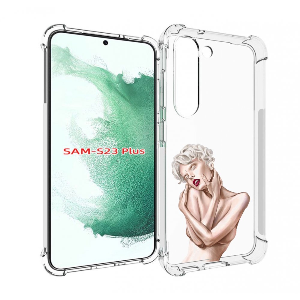 

Чехол MyPads Мигера женский для Samsung Galaxy S23 Plus +, Прозрачный, Tocco
