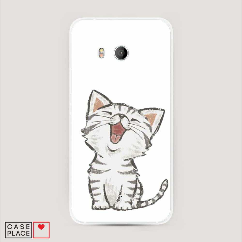 

Чехол Awog "Котенок рисованный" для HTC U11, 101540-1