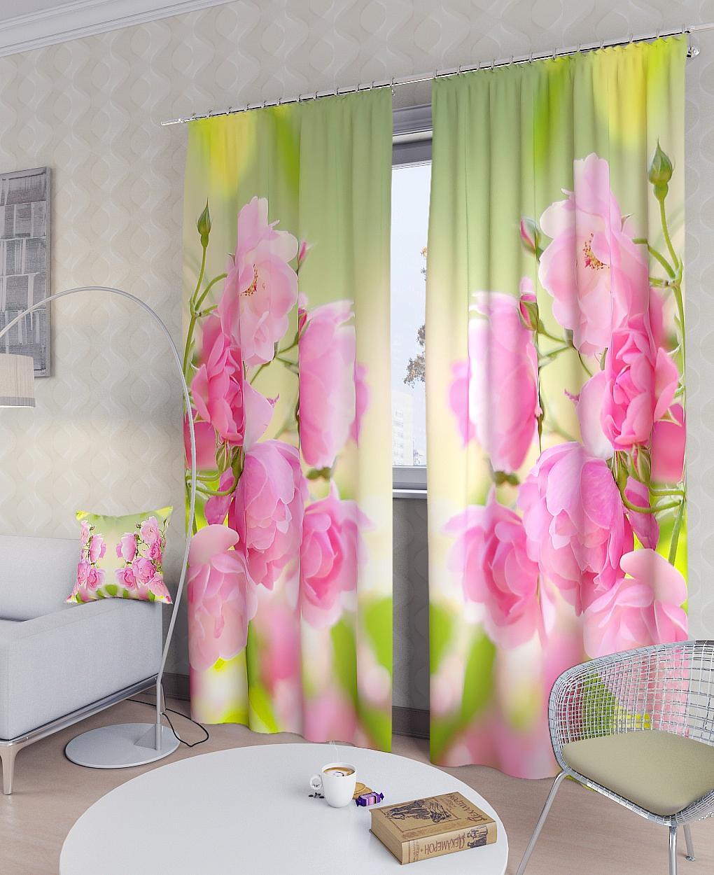 

Фотошторы AT HOME Карибия высота 260 см, ширина 150 см, крепление - шторная лента, 900331