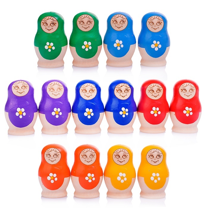

RNToys Радужные матрешки, 14 шт
