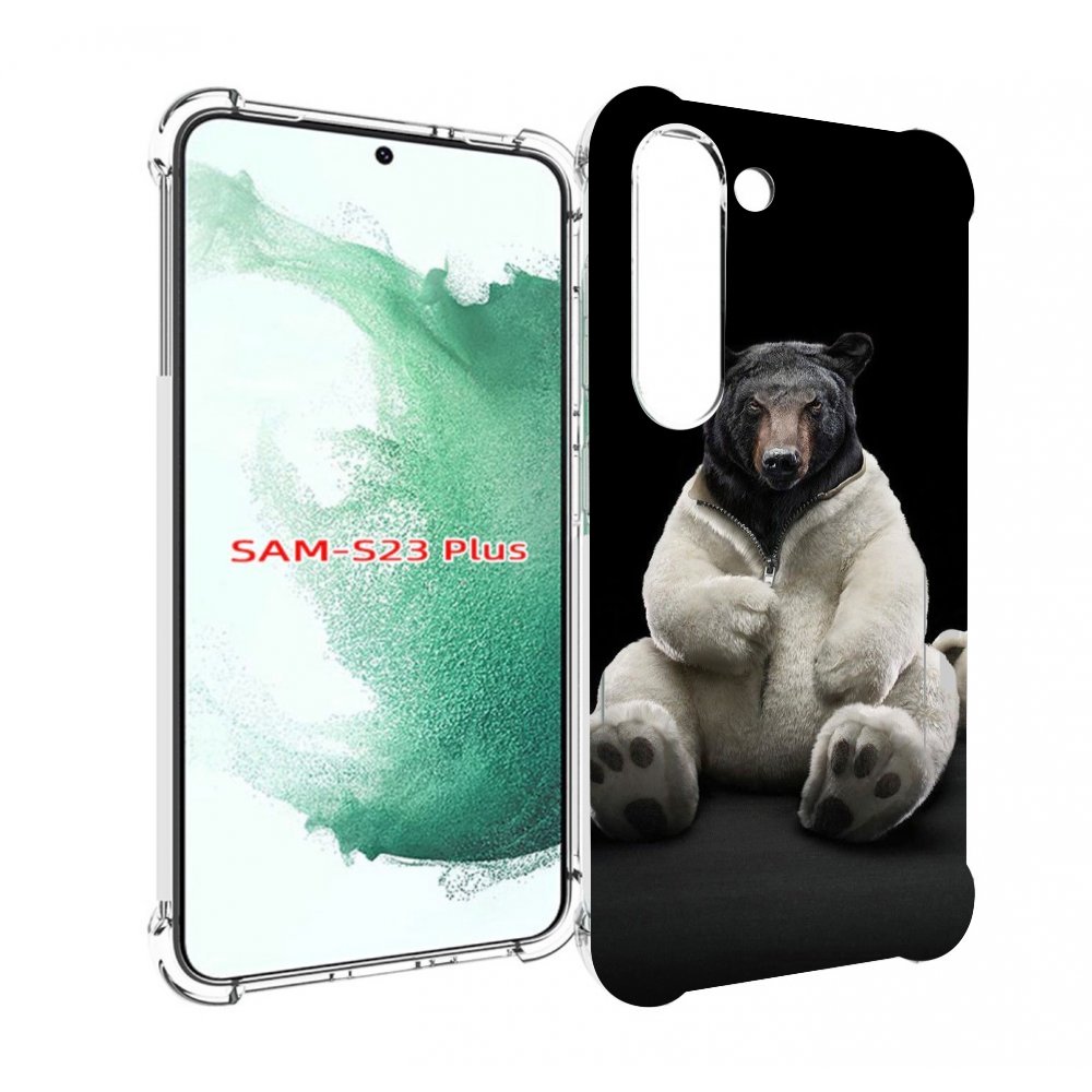 

Чехол MyPads Медведь-бурый-белый для Samsung Galaxy S23 Plus +, Прозрачный, Tocco