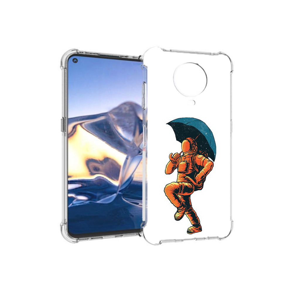 

Чехол MyPads Tocco для Nokia G10 шагающий космонавт с зонтом (PT171673.98.695), Tocco