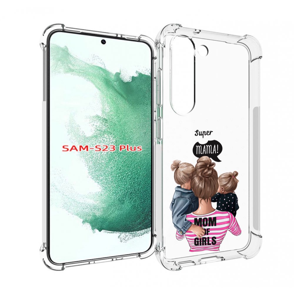 

Чехол MyPads Мама-девочек женский для Samsung Galaxy S23 Plus +, Прозрачный, Tocco