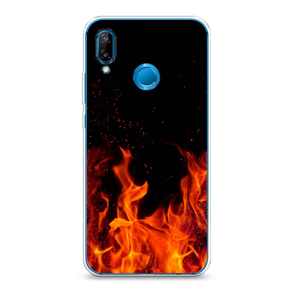 Чехол Awog  на Huawei Nova 3E Все в огне