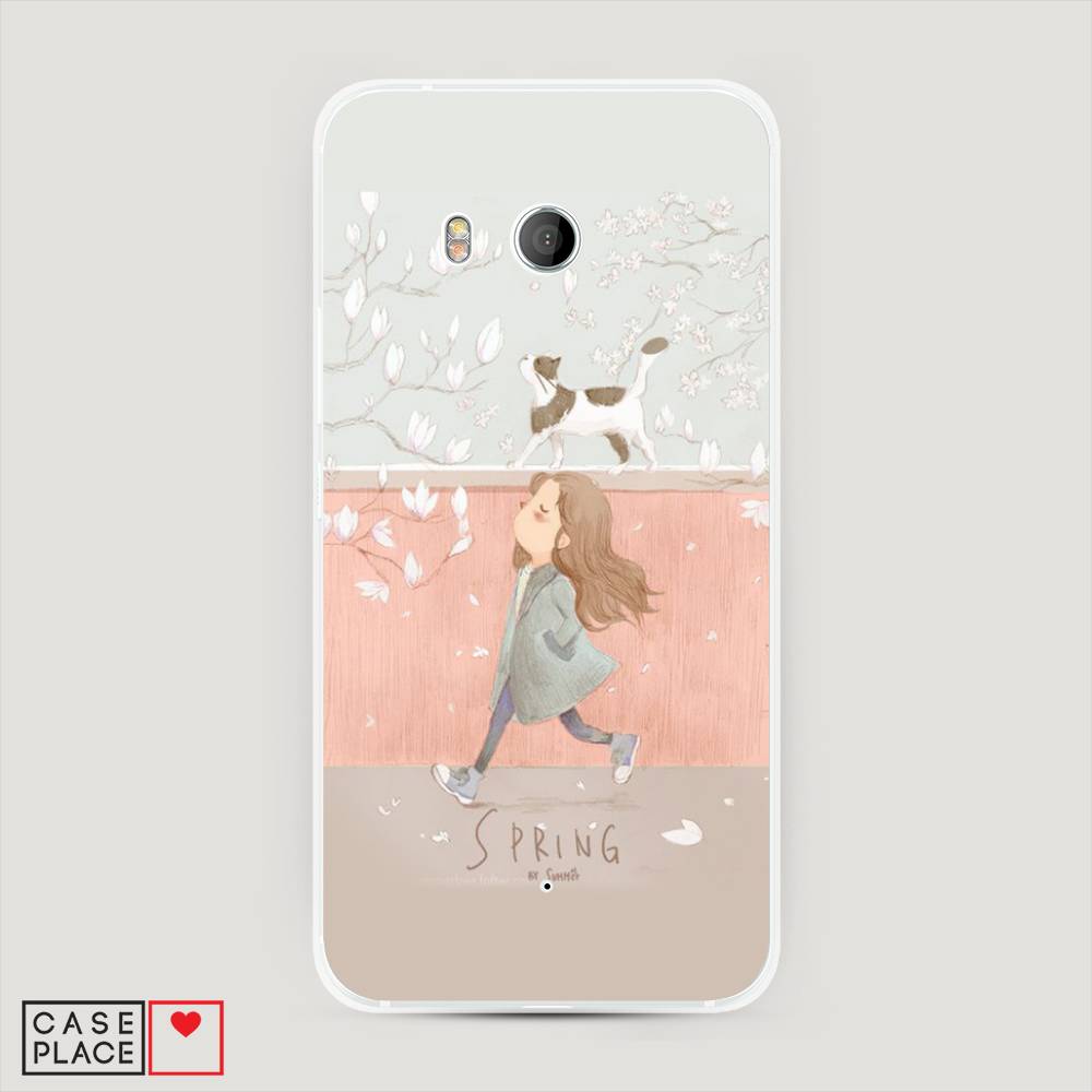 

Чехол Awog "Девочка-весна" для HTC U11, 101540-5
