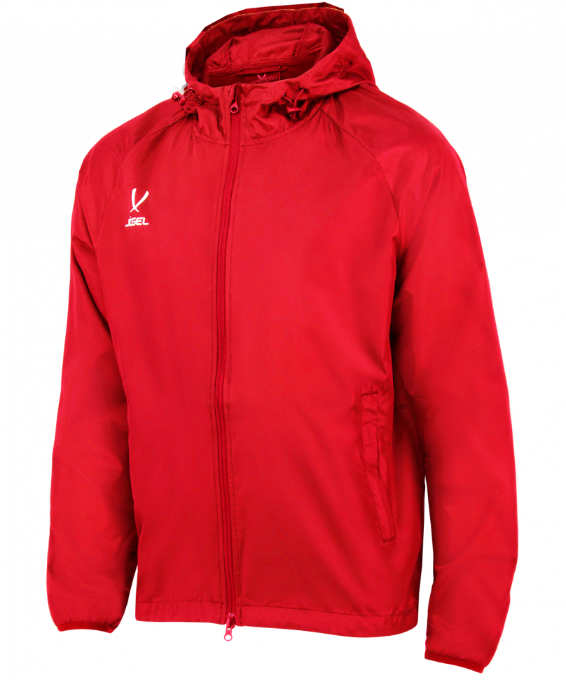 фото Куртка ветрозащитная camp rain jacket, красный, детский jogel