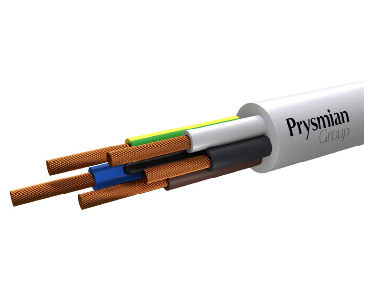 фото Провод пвс 5х2.5 гост (prysmian) рэк-prysmian