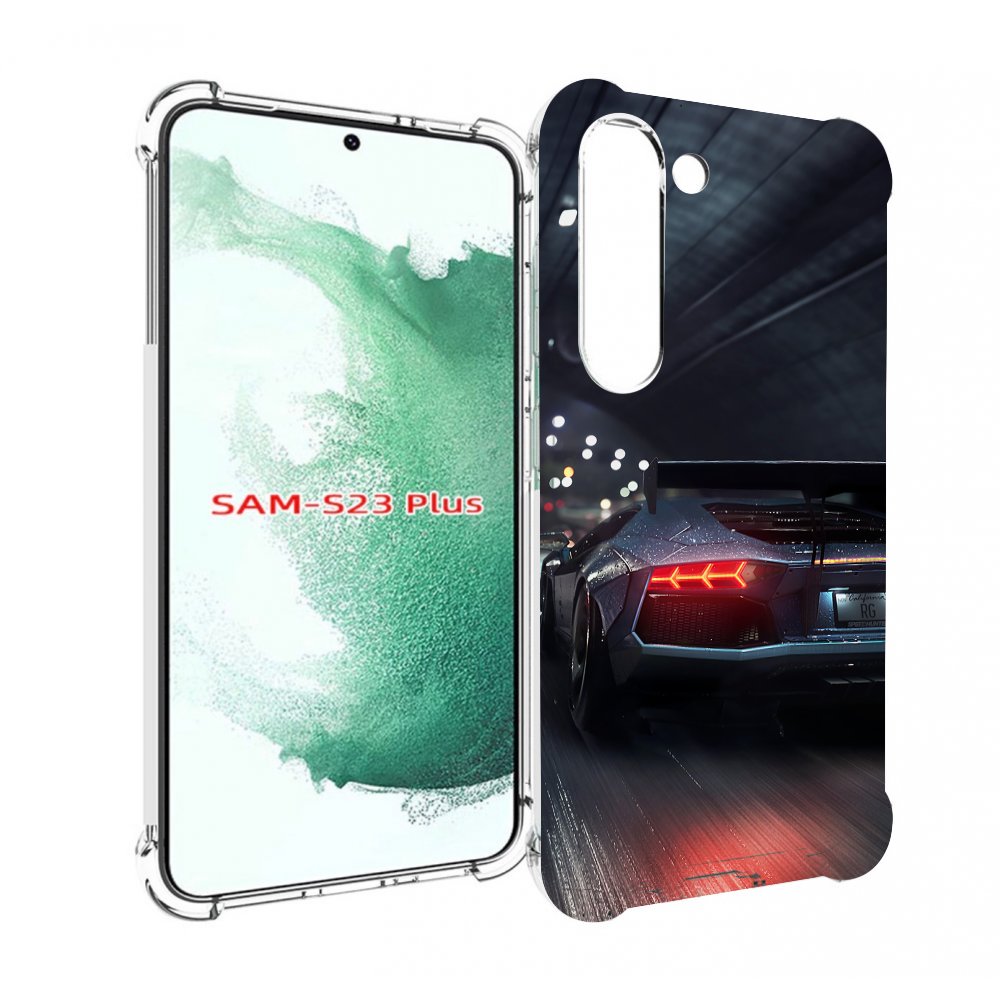 

Чехол MyPads Ламба мужской для Samsung Galaxy S23 Plus +, Прозрачный, Tocco