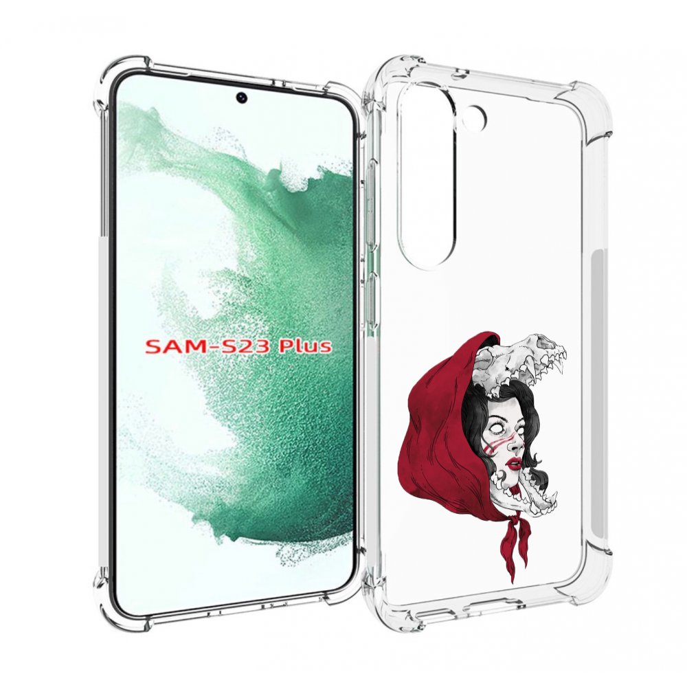 

Чехол MyPads Красная шапочка и волк женский для Samsung Galaxy S23 Plus +, Прозрачный, Tocco