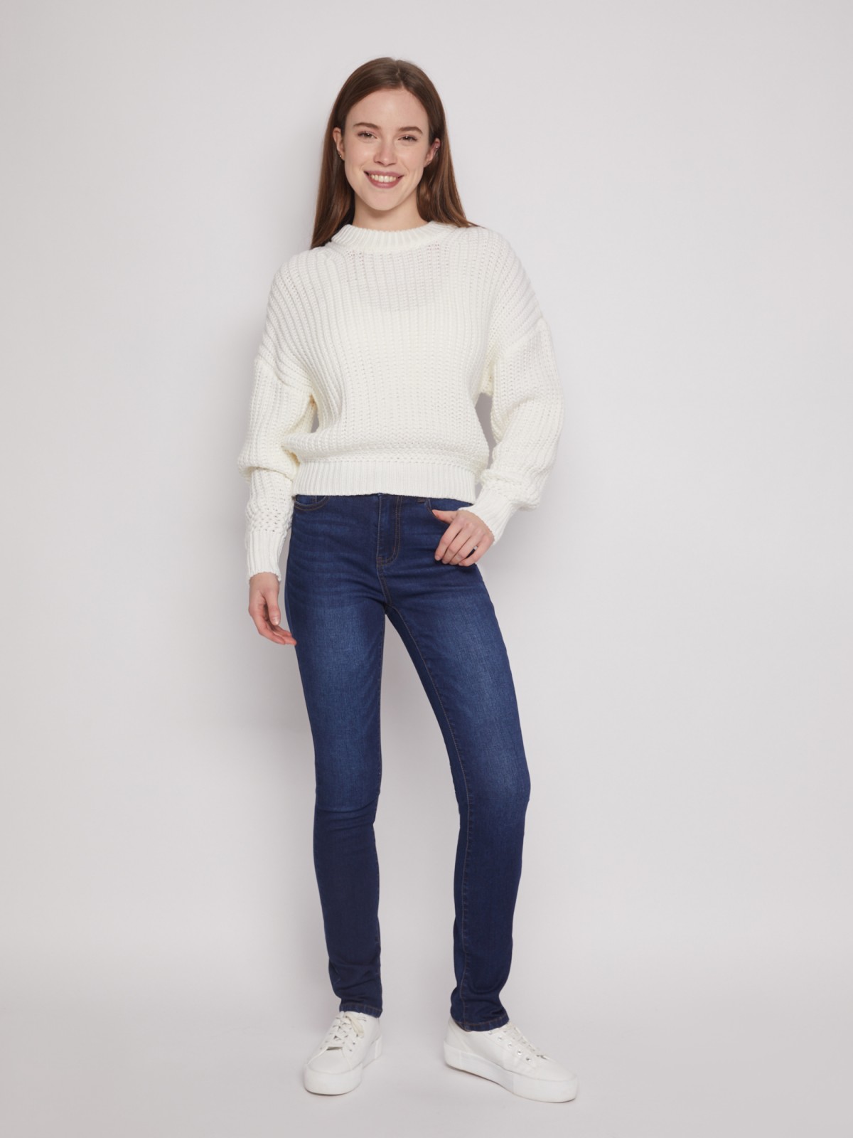 

Джинсы женские Zolla 02211714S092 синие 34, 02211714S092