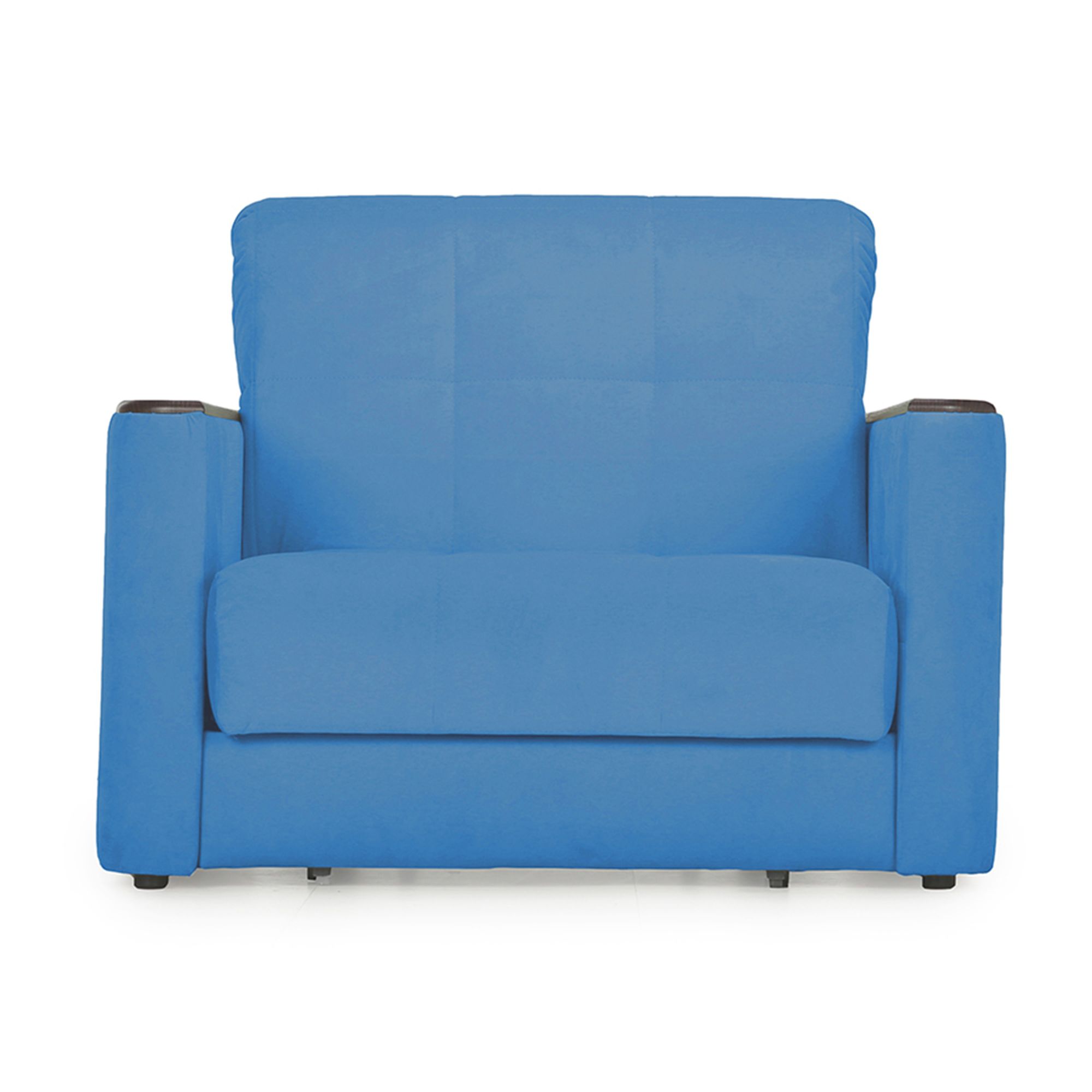 Кресло-кровать раскладное Beneli МАРТИН, синий, Велюр, 118х108х96 см, 1 шт.