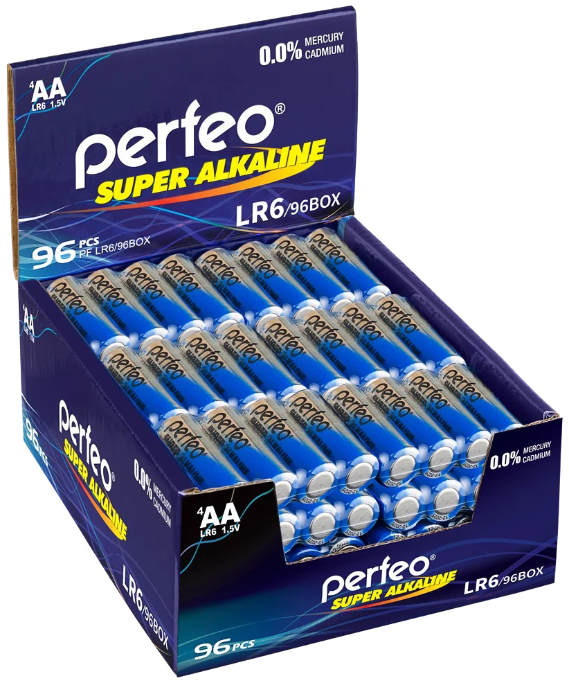 Батарейка Perfeo LR6/96BOX Super Alkaline (96 шт. в уп-ке)