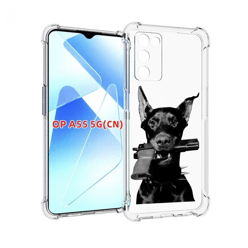 

Чехол MyPads доберман с пистолетом для Infinix Zero X Neo, Прозрачный, Tocco