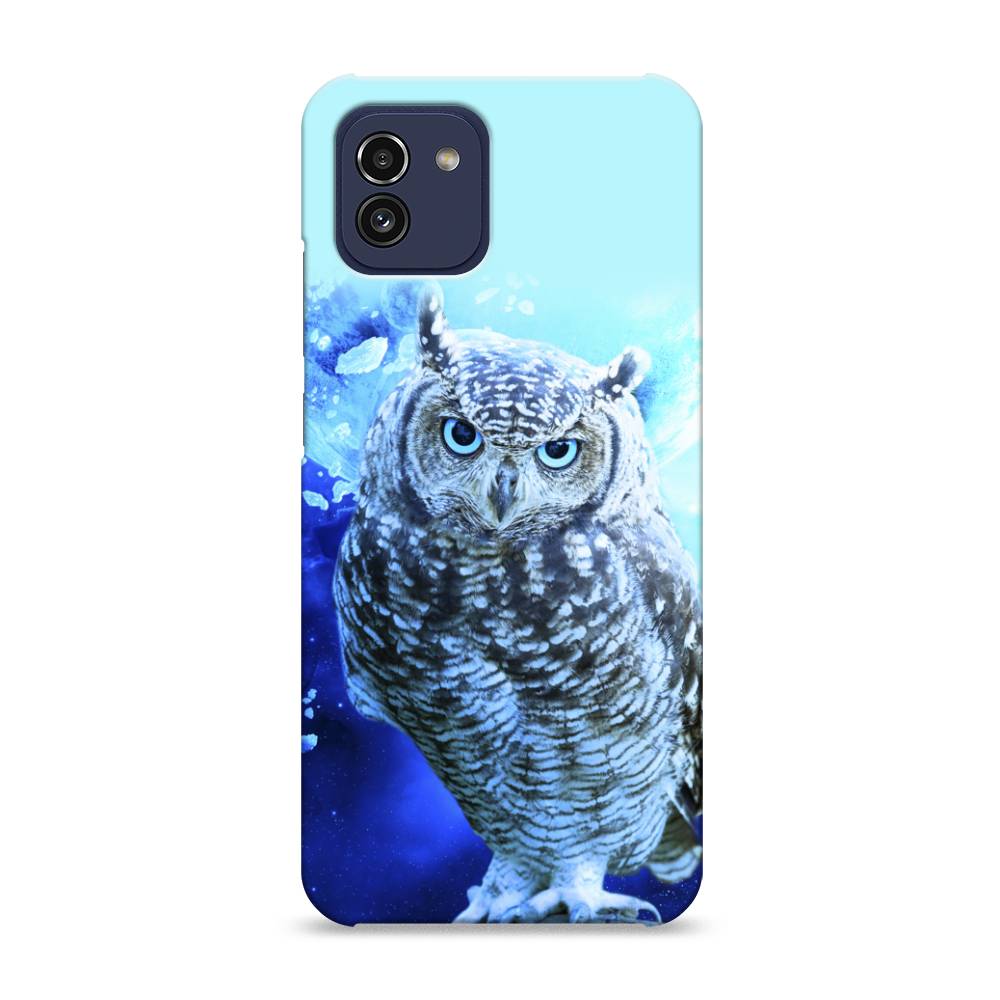

Пластиковый чехол "Сова арт 7" на Samsung Galaxy A03, 2104920-1