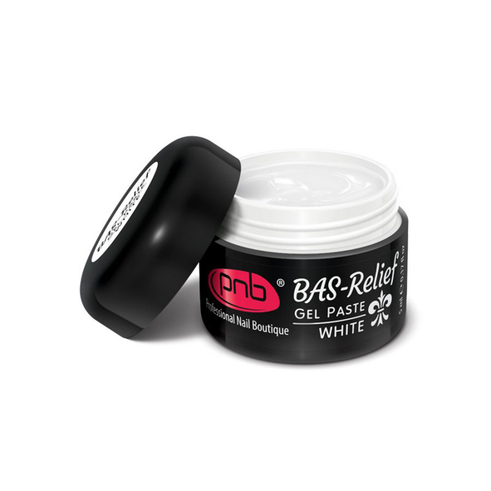 

Гель-паста барельеф белая PNB Gel Paste Bas-Relief UV/LED 5 мл