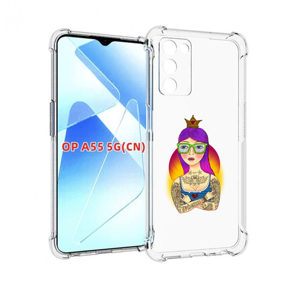 

Чехол MyPads девушка в татуировках с короной для Infinix Zero X Neo, Прозрачный, Tocco