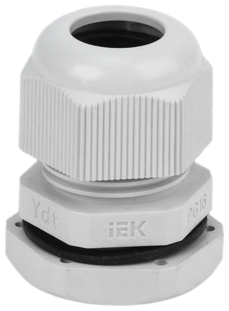 

Iek YSA20-14-16-54-K41 Сальник PG 16 диаметр проводника 9-13мм IP54 ИЭК, Серый, YSA20-14-16-54-K41
