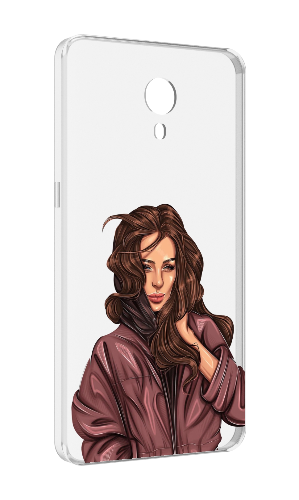 

Чехол MyPads Арт рисунок девушки для Meizu M3 Note, Прозрачный, Tocco