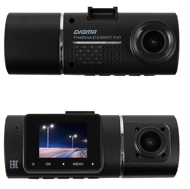 

Видеорегистратор DIGMA FreeDrive 212 NIGHT FHD, черный