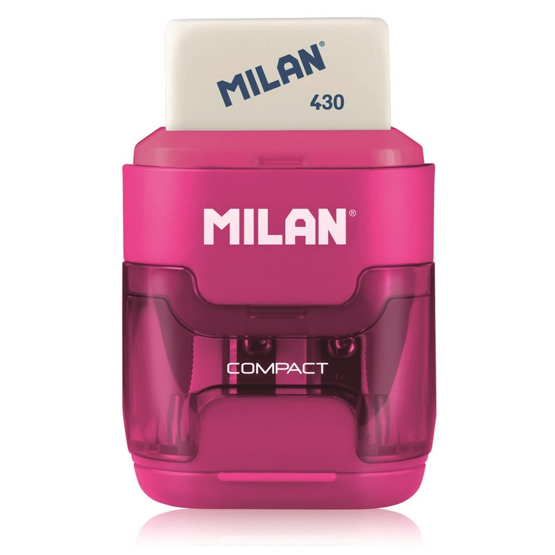 

Ластик-точилка Milan Compact, в ассортименте, Разноцветный