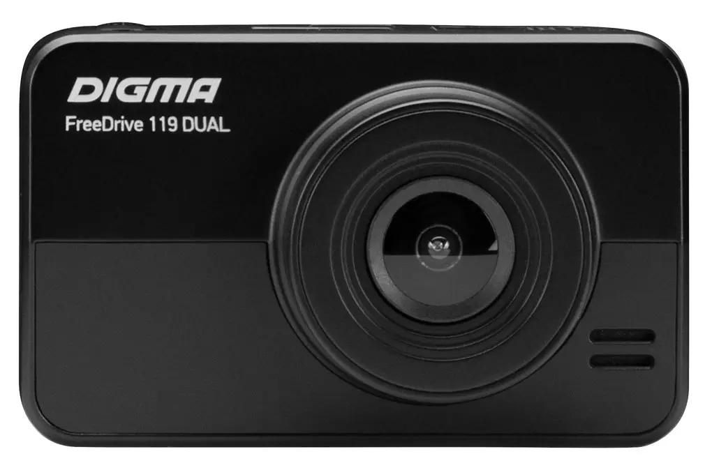 

Видеорегистратор DIGMA FreeDrive 119 DUAL, черный
