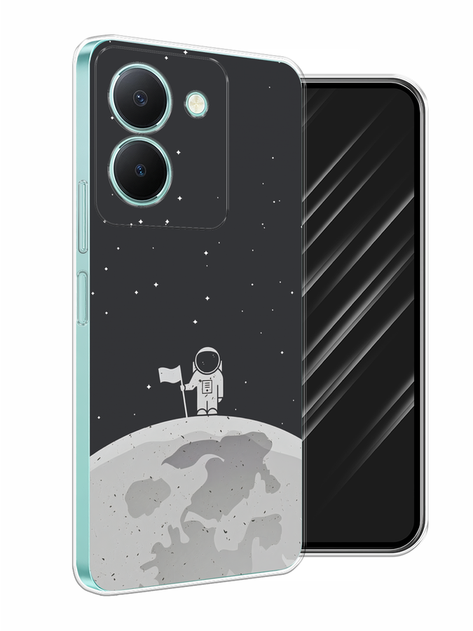 

Чехол Awog на Vivo Y36 "Первый на Луне", Черный, 268950-4