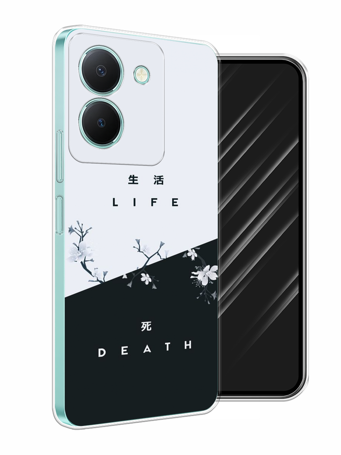

Чехол Awog на Vivo Y36 "Life and death", Черный;серый, 268950-7