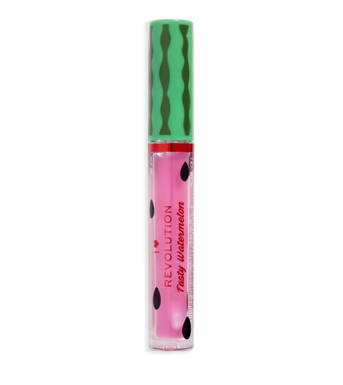 Блеск для губ I Heart Revolution Tasty Watermelon Lip Gloss Slushie блеск для губ i heart revolution lip gloss lemon drizzle розовый с шиммером 7 мл