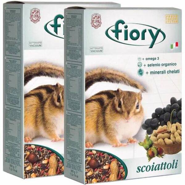 

Сухой корм для белок и лесных грызунов FIORY Scoiattoli, 850 г, 2 шт, Scoiattoli