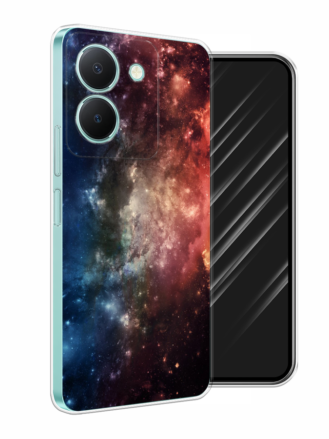 

Чехол Awog на Vivo Y36 "Космос", Синий;бежевый;красный, 268950-4
