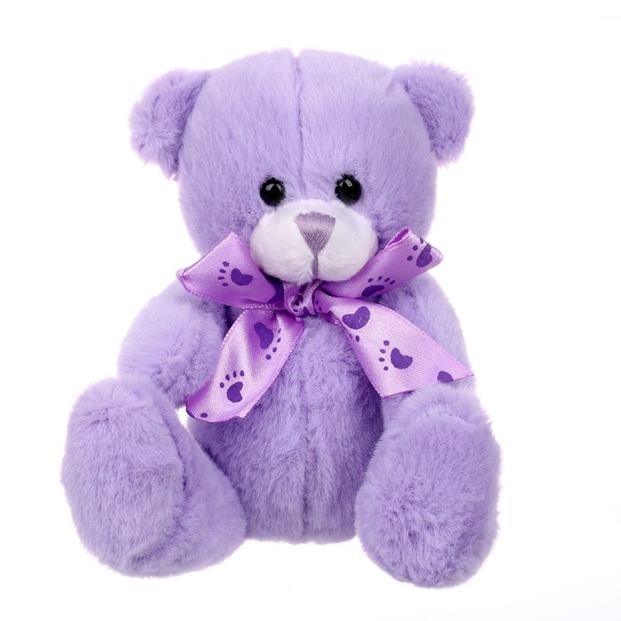 фото Мягкая игрушка «медведь нежный», бант, следы, цвета микс nobrand