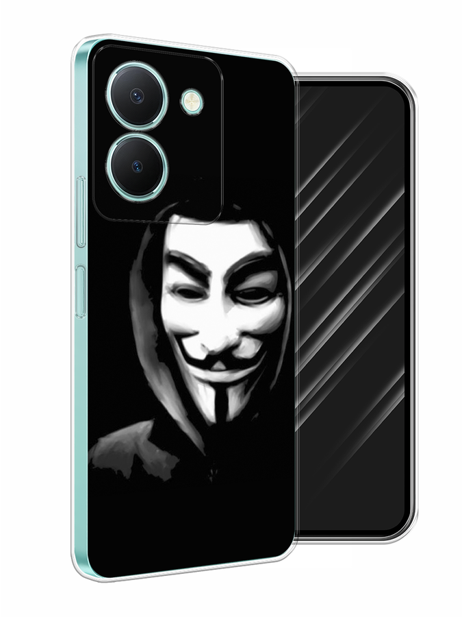 

Чехол Awog на Vivo Y36 "Анонимус", Черный;серый;белый, 268950-5