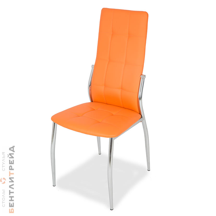 фото Стул b-trade lh-68 orange (68tp)/chrome